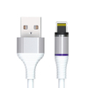 Magnetic LED Indicator Mobile Phone Accessories USB Cable 2A Charging for iPhone Lightning 