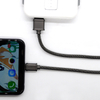 Double-sided plug 2A stainless steel metal micro usb charging cable