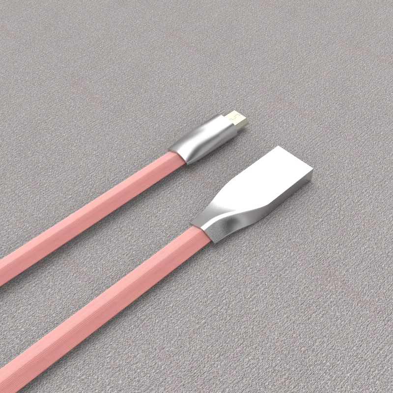 TPE Diamond Design Micro USB Cable Mobile Phone Data Cable for Sumsung Galaxy S7 Android Devices