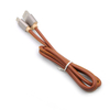 Leather Alumium Shell 8 Pin Lightning USB Cable Data Cable Sync Data Transmission for iPhone X