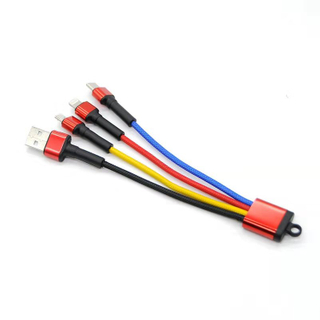 3 in 1 Functional USB Charging Cable Data Cable Cellphone Accessories for Lightning Micro USB Type-C
