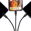 Nylon Braided Fast Charge Type C Cables Phone Charger 3 in 1 Micro Data USB Charging Cable for iPhone Apple