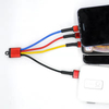 3 in 1 Functional USB Charging Cable Data Cable Cellphone Accessories for Lightning Micro USB Type-C