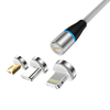 Wholesale Price Magnetic 3A Fast Charge Phone Cables 3 in 1 USB Charger Cable Magnetic Data Cable