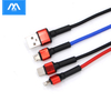 Wholesale Factory Direct Supply 3 in 1 Multi-Functional Fast Charging Line USB Date Transmission Cable