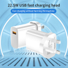 QC3.0 Super Fast Mobile Phone Charger 22.5W USB Phone Charger Power Adapter Travel Charger