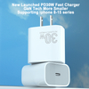 Original US EU Plug Pd 30W USB-C Power Adapter Fast Phone Charger for iPhone 15 14 13 PRO MAX