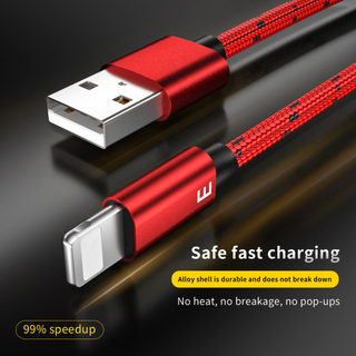 Nylon Braided 1m 2m 6FT 3m Cheap Durable USB to Lightning Fast Charging Data Cables for iPhone Charger Cable