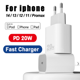 High Quality Mobile Phone Accessories China Manufacture Mobile Phone Emergency Charger for Apple iPhone 12 PD 20W Charger