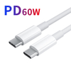  1m 2m 3FT 6FT Type C to Type C Fast Charging Pd60W USB Cable for Computer Mobile Phone USB-C to USB-C Pd 60W Charging Cable for iPhone