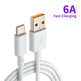 6A Super Fast Charging USB C Cable Data Line 1m 2m 3FT 6FT for Huawei Super Fast Charger Type C Cable