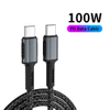 New Design 2.4A/3A/5A/6A Micro USB Type c lightning cable PD 18W 20W 60W 100W cable fast Charging Cable for Huawei Samsun MacBook