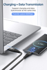 Hot Nylon Braided Type C Phone Charging USB C Cable Braid USB Type C Cable 1m 2m Custom Logo 3A Fast Charging USB Cable