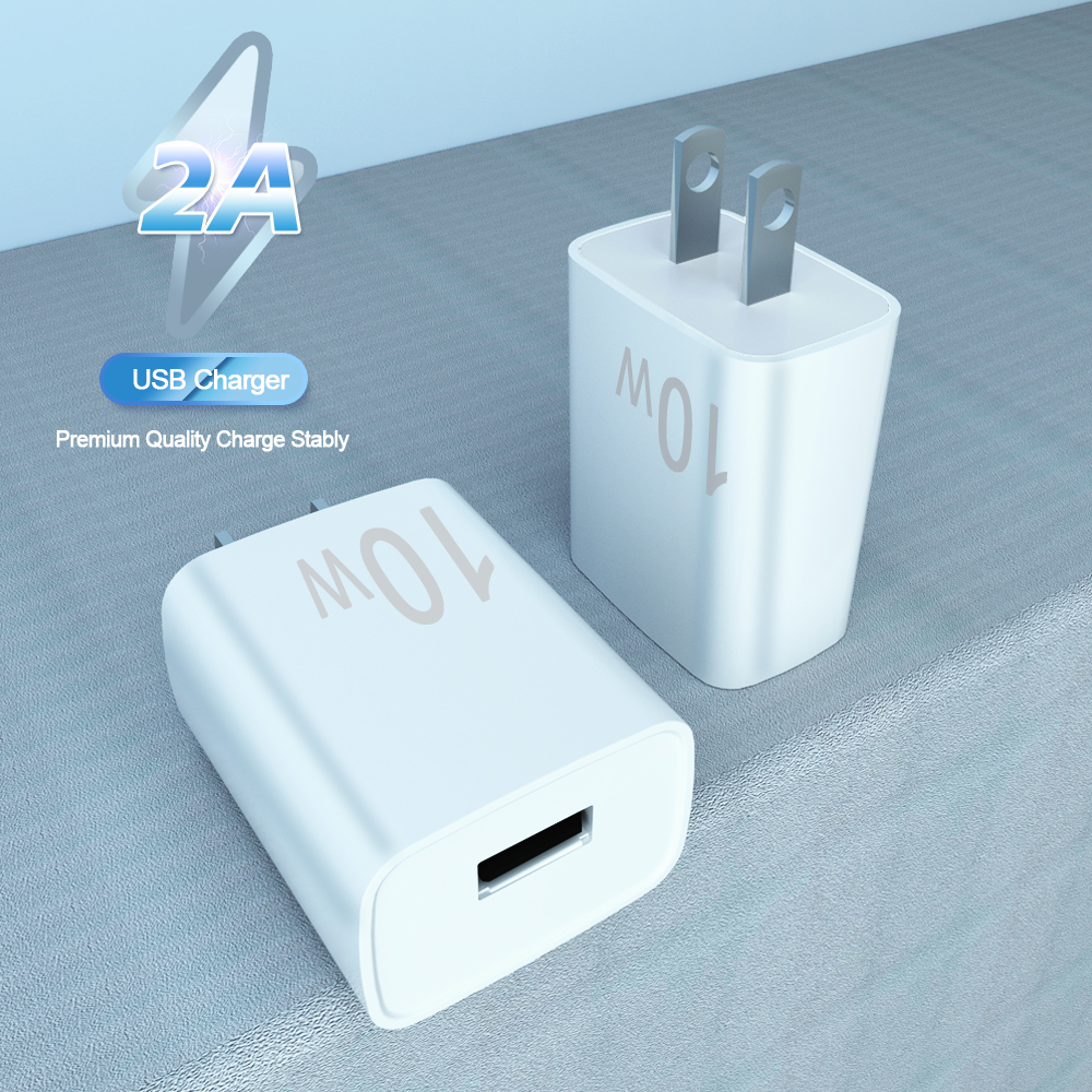 AC DC USB Wall Charger 2A EU Us Plug Power Adapter 2 AMP USB Charger 5V 2.1A Mobile Phone Charger