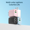 Oval shaped USB C Wall Charger single port/2 Ports Type C Charger with QC3.0 Dual USB 18W Pd Fast Phone Charger US EU UK Plug