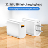 QC3.0 Super Fast Mobile Phone Charger 22.5W USB Phone Charger Power Adapter Travel Charger
