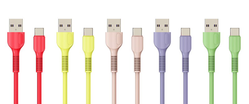1m 2m 3m 2.4A 3A PVC / TPE Micro USB Type C Lightning USB Cable Wholesale Cell Phone Accessories Data Cable USB Charger Cable for Huawei Xiaomi Samsung Phones