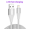 High Quality OEM 2.4A lightning Charger Cable Fast Charging Phone Accessories Wholesale USB Cable for iPhone 12 11