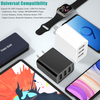 17W Fast Charging 3-USB Multi-Port Electric Charger Dual USB Charging Head for Mobile Phones Flats Small Fans European Gauge
