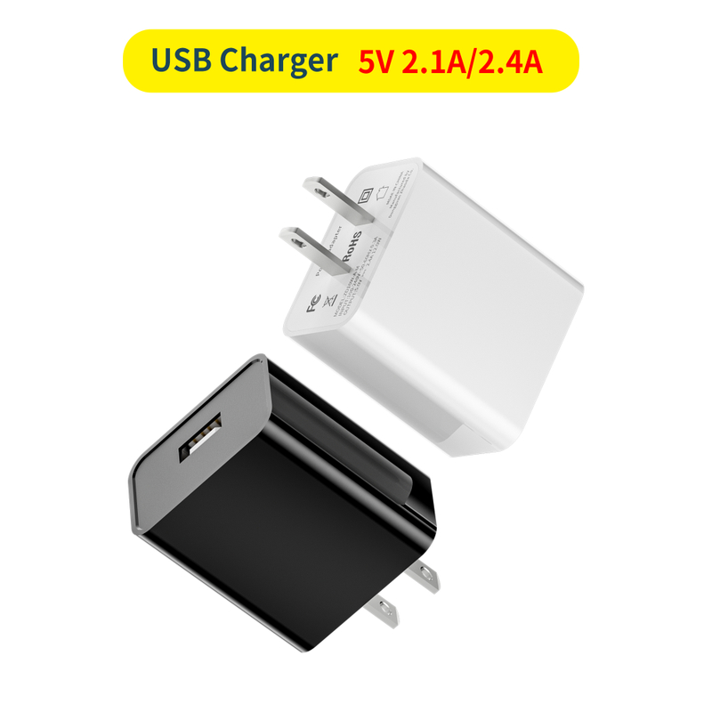 12W USB Charging EU Plug Wall Travel Adapter European Standard Charger for iPhone, Samsung, iPad Tablet