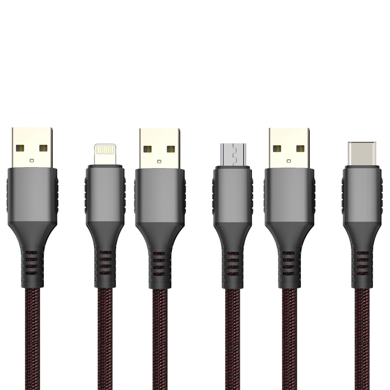 Wholesale 2M 3M 2.0 USB a to L Cable 5V2A Type C Usb Fast Charging Cable USB C 480Mbps Data Cables for Iphones