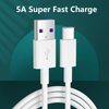 Super Fast Charging Cable 5A Type C USB Cable Mobile Phone USB C Charger Data Cable for 1m 2m