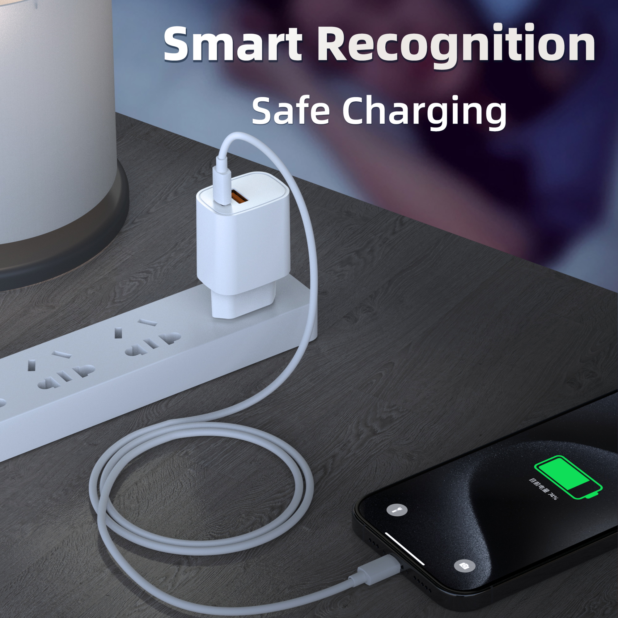 30W Dual Port Smart Fast Charger Fully Compatible with Samsung and Huawei Super Fast Protocol Charging for Laptops and Mobiles