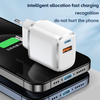 Universal 30W PD Fast Charger Dual Port Phone Charger for Smartphone Tablet Laptop-Type C with OTP OVP Protection for Camera Use