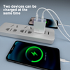 18W QC Single Port Smart Charger Set EU Plug Universal USB Fast Portable Wall Charger 