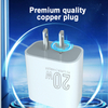 High Quality Mobile Phone Accessories China Manufacture Mobile Phone Emergency Charger for Apple iPhone 12 PD 20W Charger