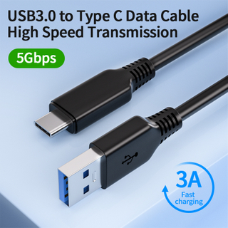 USB 3.0 Type-C to USB 3.0 Male PD Fast Charging Cable 5Gbps 3A 60W Mobile Phone Cable