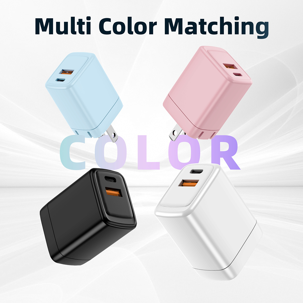 High Quality Custom Dual USB-C PD 45W GaN Charger Fast Speed Australia Plug Charger Mobile Phone for I Phone 16 15 14 Power