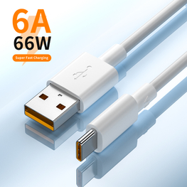 1m 6A Fast Mobile Phone Charging Type-C Data 3FT Cable Suitable 6A Original Cable 5A USB-C for Huawei Cable /Android Original