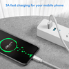 Nylon 3A Fast Charger Mobile Type C Charging Cable for Xiaomi Mi Braided USB C Type-C Cable 100cm