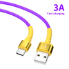 OEM/ODM Cable USB Tipo C 3A Fast Charging USB Type C Fast Cable 3.0 for Samsung Phone Charger Cable