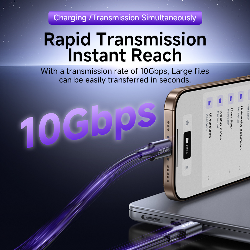 USB C 3.1 Gen 2 10gbps USB C to USB C Cable Fast Charging 100W Power Delivery High Speed Data Cable