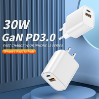 30W Dual Port Smart Fast Charger Fully Compatible with Samsung and Huawei Super Fast Protocol Charging for Laptops and Mobiles