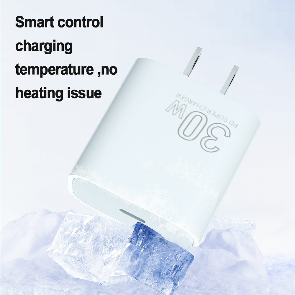 Original US EU Plug Pd 30W USB-C Power Adapter Fast Phone Charger for iPhone 15 14 13 PRO MAX